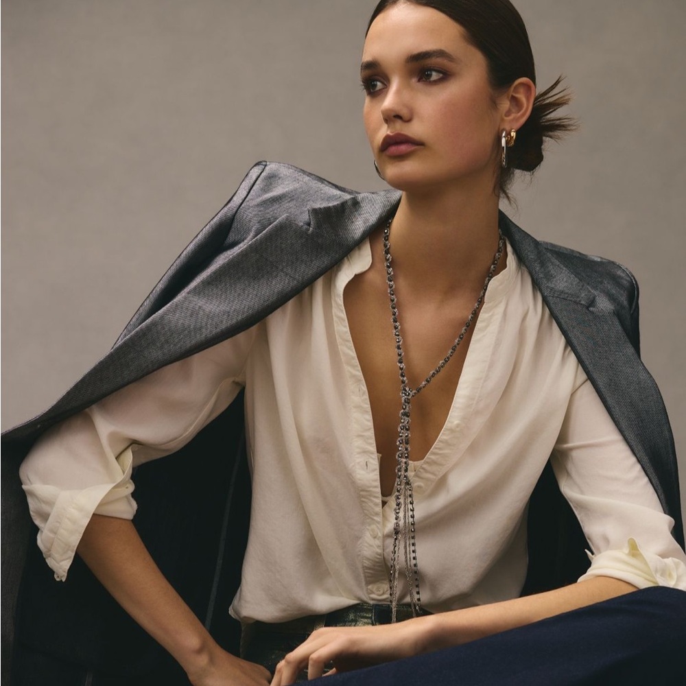 Cloth & Stone from Anthropologie Button Down Blouse Size XXS